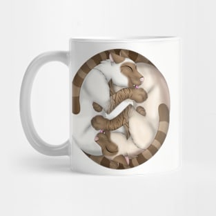 Yin-Yang Cats: Cinnamon Lynx Point Mug